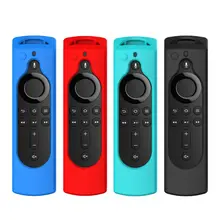 Защитный чехол Мягкая силиконовая оболочка противоударный противоскользящий для пожарной ТВ-карты 4K голосовой пульт дистанционного управления