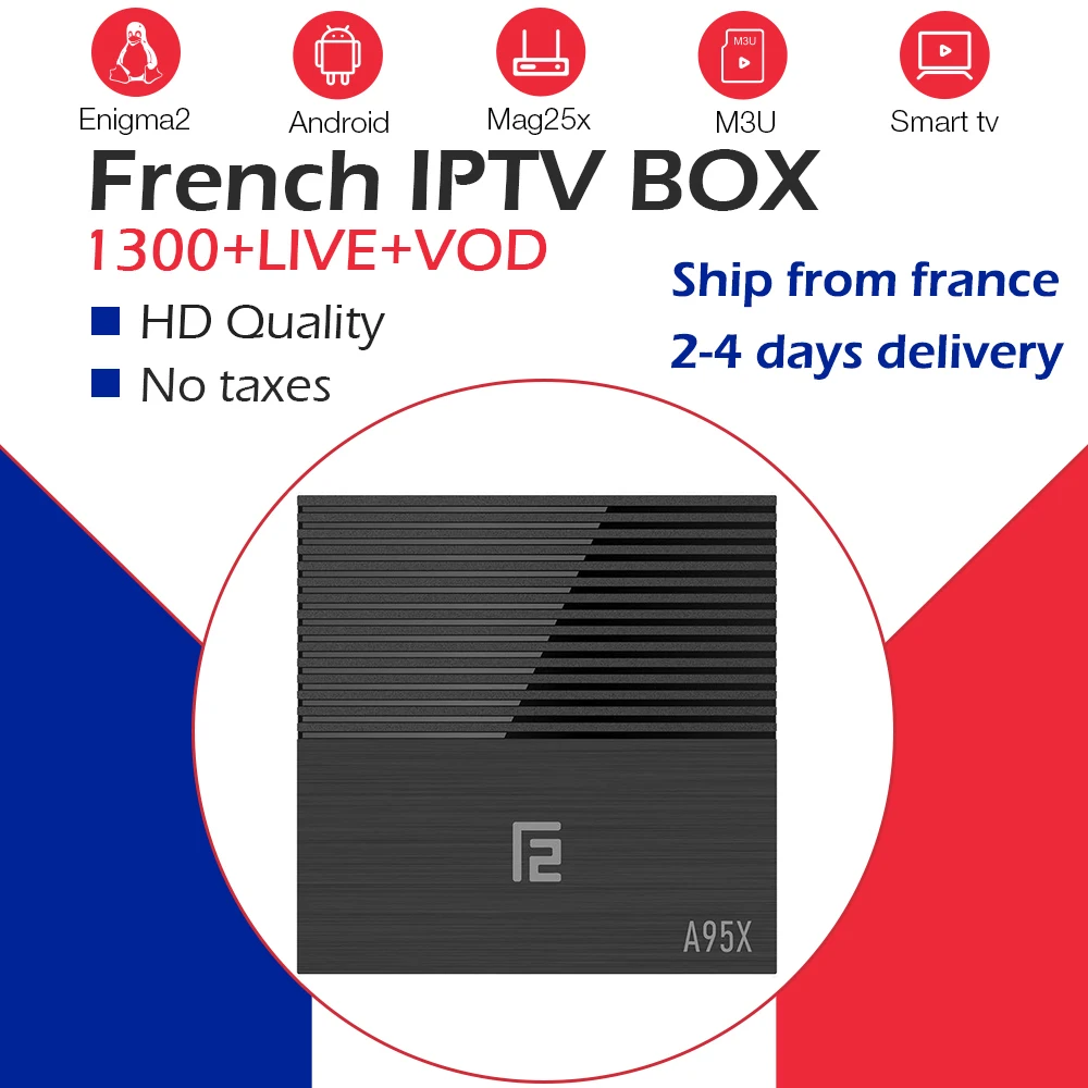 

GOTIT A95X F2 TV Box+IPTV subscription NEOpro IPTV m3u IPTV France Arabic Belgium IPTV WiFi Android OS Smart TV Box 4G/32G/64G