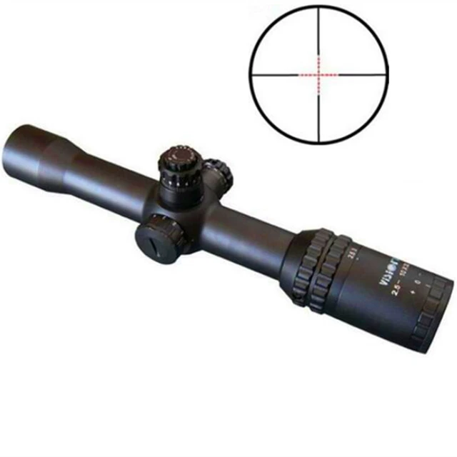 Best price at $150 Cheap Visionking 2.5-10x32 Super Wide Angle Tactical Rifle Scope FMC Waterproof Shockproof Riflescopes For Hunting Luneta Para Rifle