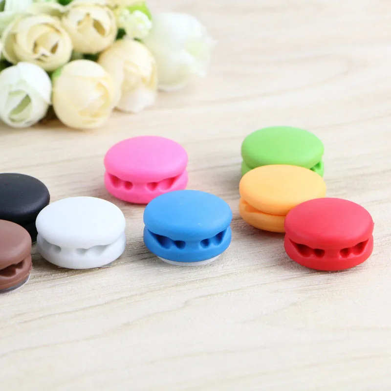 5 шт. милый защитный кабель для наушников Macaron проводный офисный стол органайзер