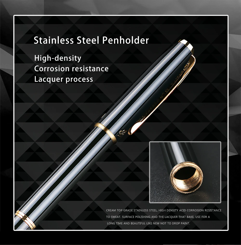 Autêntico e Original de Alta Qualidade de Luxo Herói Fonte Iraurita Escrita Suprimentos Canetas 0.5mm Lisamente Escrevendo 1079 5 High Quality Material escolar e de escritório