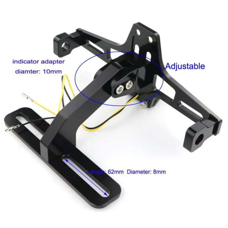Мотоцикл заднего номерного знака держатель и указатель поворота для Honda Для Kawasaki Z750 R3 Z800 R6 MT07 MT09 MT10