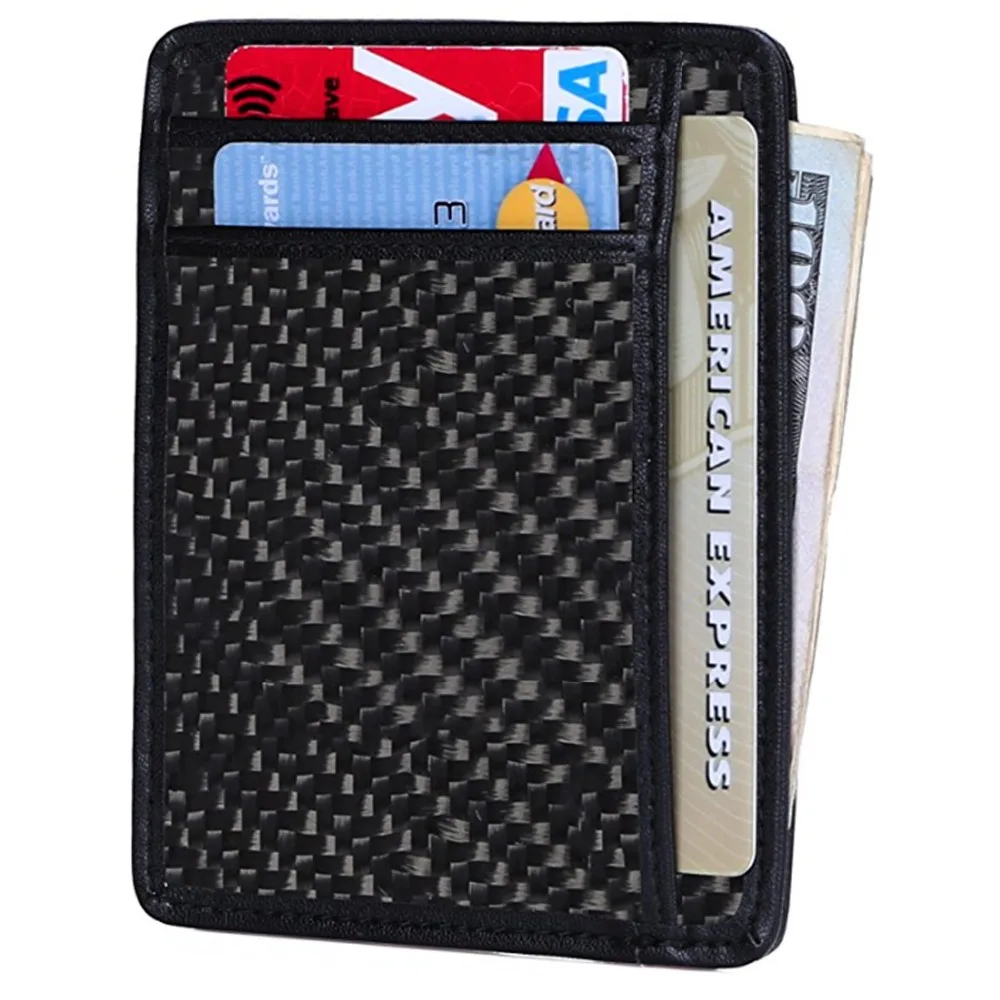 

Small opening design very convenient for cards money in and out minimal compact ultra slim design front back pocket wallet