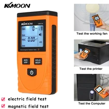 KKmoon цифровой ЖК-детектор электромагнитного излучения портативный EMF метр Дозиметр инструмент Гейгер Кантер для компьютера телефона