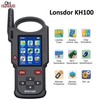 

Lonsdor Original KH100 Hand-Held Remote Key Programmer Generator Detect IMMO Unlock Smart Key for Toyota