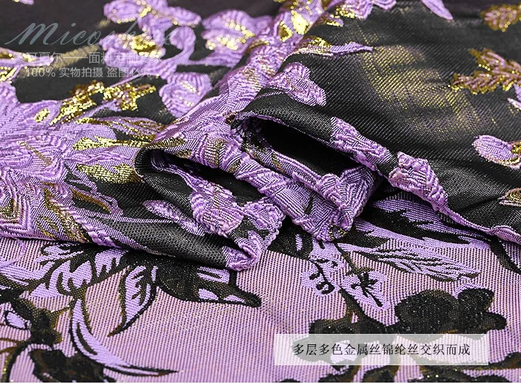 Французская improt жаккардовая пряжа окрашенная парча модная ткань для платья Яркая Ткань tissu au метр трехмерная плотная telas