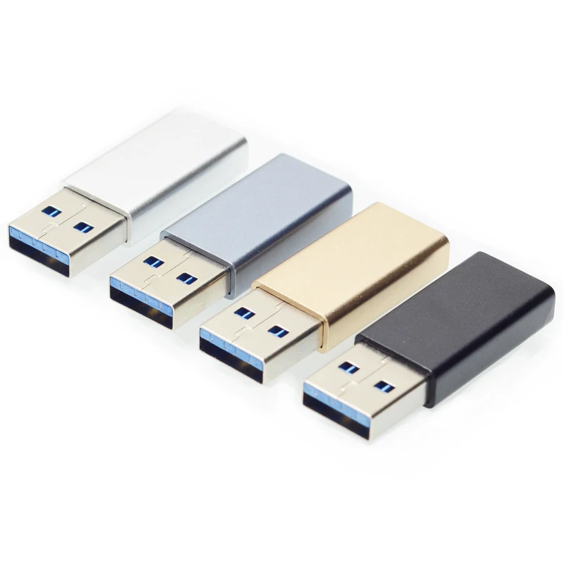

USB 3.0 Male to USB 3.1 Type-C Female Data Card with Metal Case mini ITX Desktop USB3.0 Type A to USB-C female port OTG Adapter