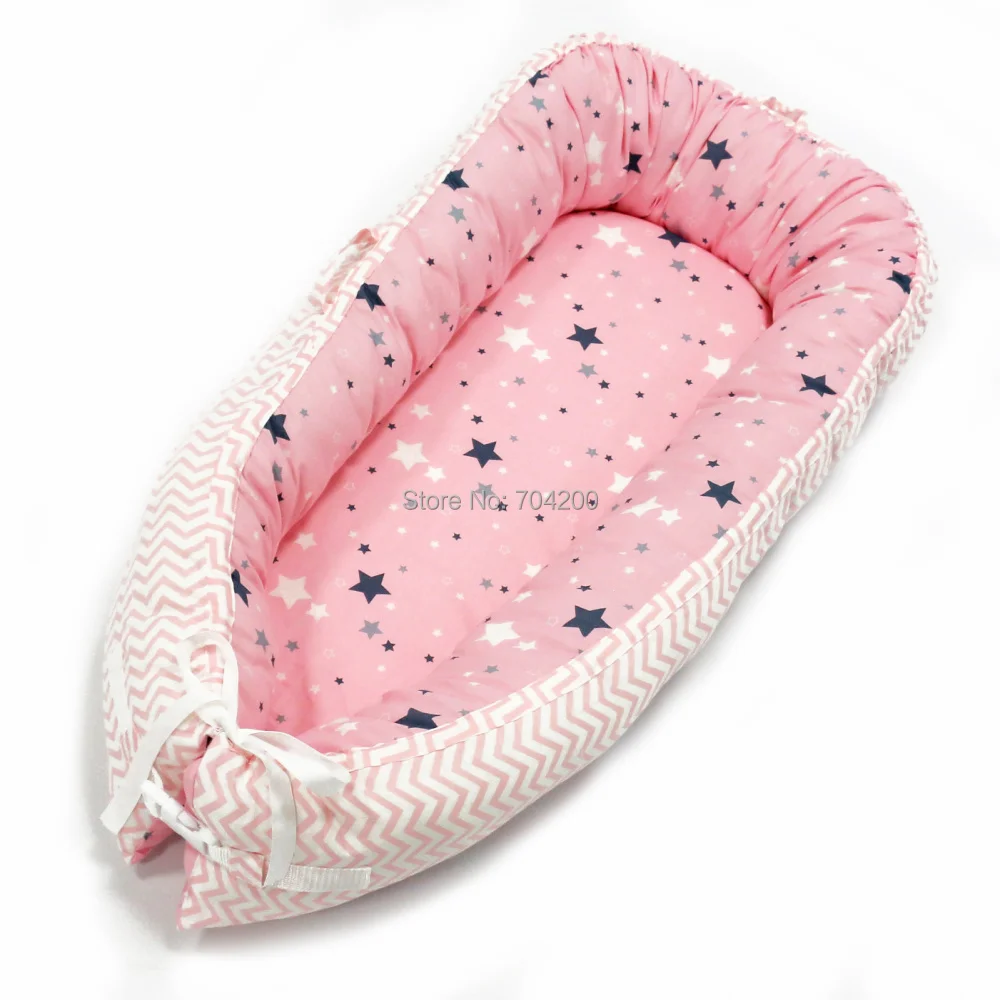Детская кроватка-гнездо переносная съемная и моющаяся кроватка дорожная кровать для детей Младенческая Детская Хлопковая Колыбель