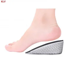 KLV 2cm3cm4cm увеличивающие рост стельки облегчение боли впитывают пот Полустельки для общего использования