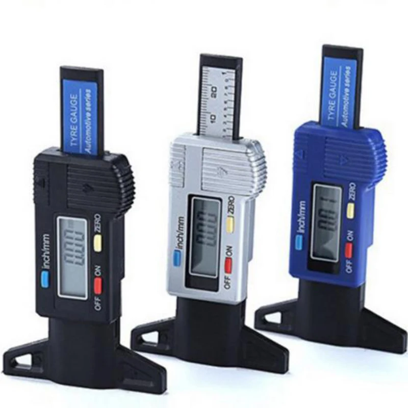 Electronic digital tread depth gauge 0 25mm metal needle depth vernier Electronic digital tread depth gauge 0 25mm metal needle depth vernier