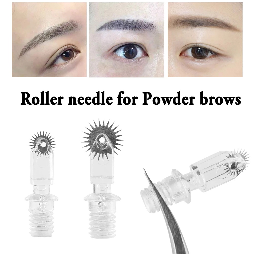 1pcs Disposable Roller Microblading Needles Tattoo Eyebrow Fog Embroidery Pin for Permanent Makeup Inks Safe Healthy Tool | Красота и