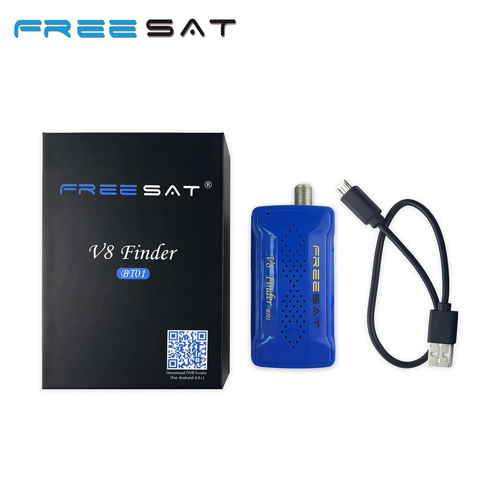 100% Оригинальные Freesat V8 Finder BT01 DVB S2 Цифровой спутниковый метр с Android Системы