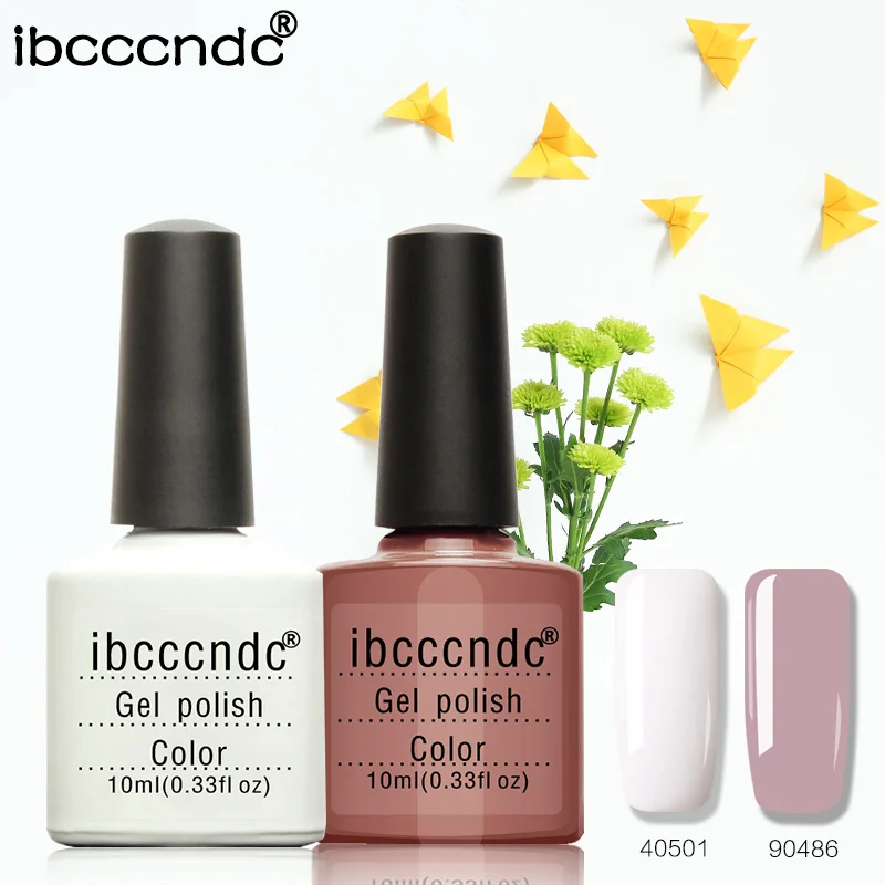

2pcs/lot Nail Art Design Set Manicure Gel Nail Varnish 10ml Soak Off Enamel Gel Polish LED UV Gel Nail Polish Semi-permanent