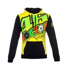 2017 new motorcycle racing car M1 MotoGp VR46 Rossi THEDOCTOR 100% cotton fashion casual hoodie sweater jacket