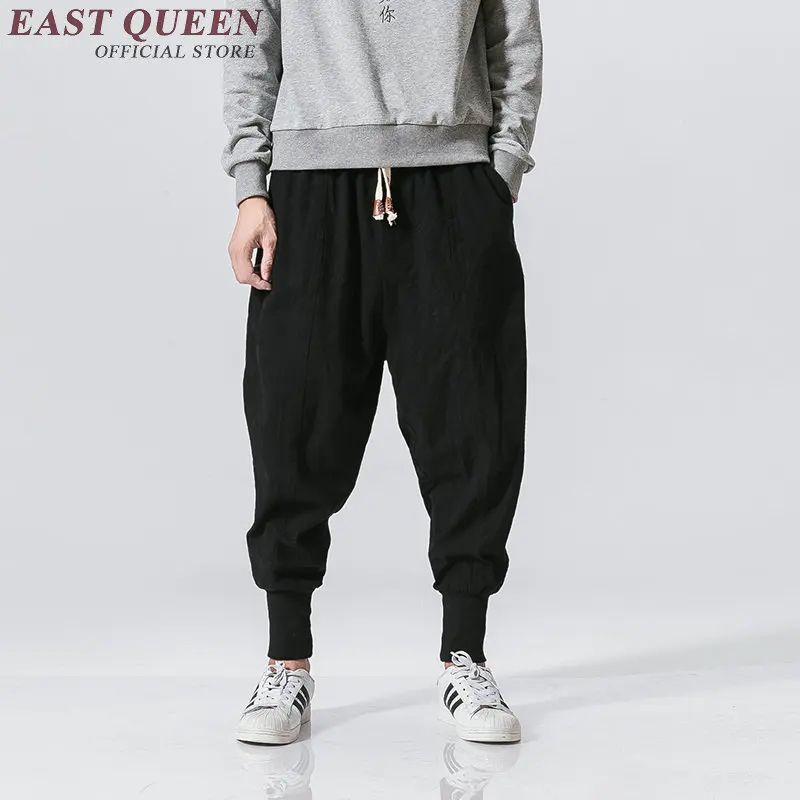 

Traditional chinese clothing for men harem pants male baggy chinsese style harem pants men KK1806 H