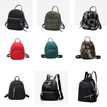 Мини-рюкзак, женский, корейский, нейлоновый, женский, рюкзак, для колледжа, ветер, Противоугонный рюкзак, для женщин, Мумия, многофункциональные, дорожные сумки