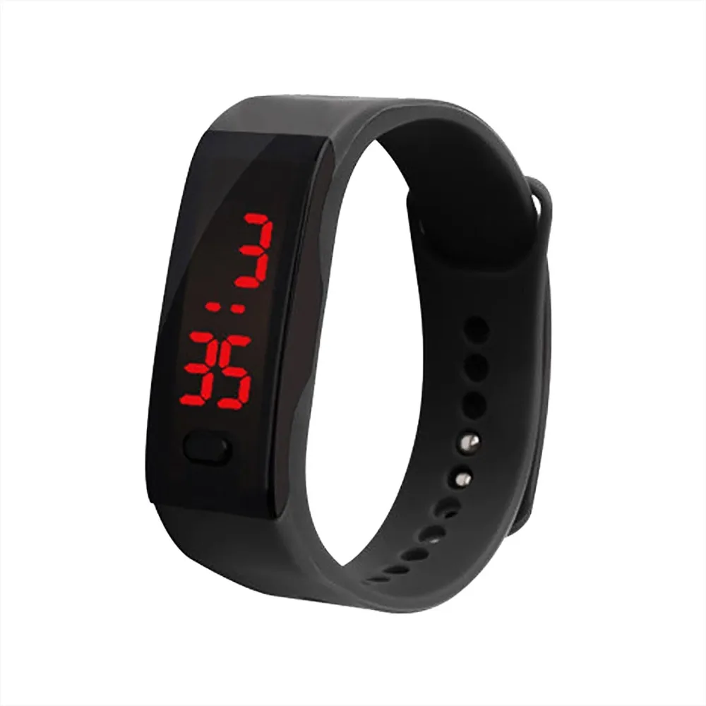 Sport Watches LED Digital Display Bracelet Watch Children's Students Silica Gel Sports Watch for Sports Men Women 0227#2 Sport Watches LED Digital Display Bracelet Watch Children's Students Silica Gel Sports Watch for Sports Men Women 0227#2