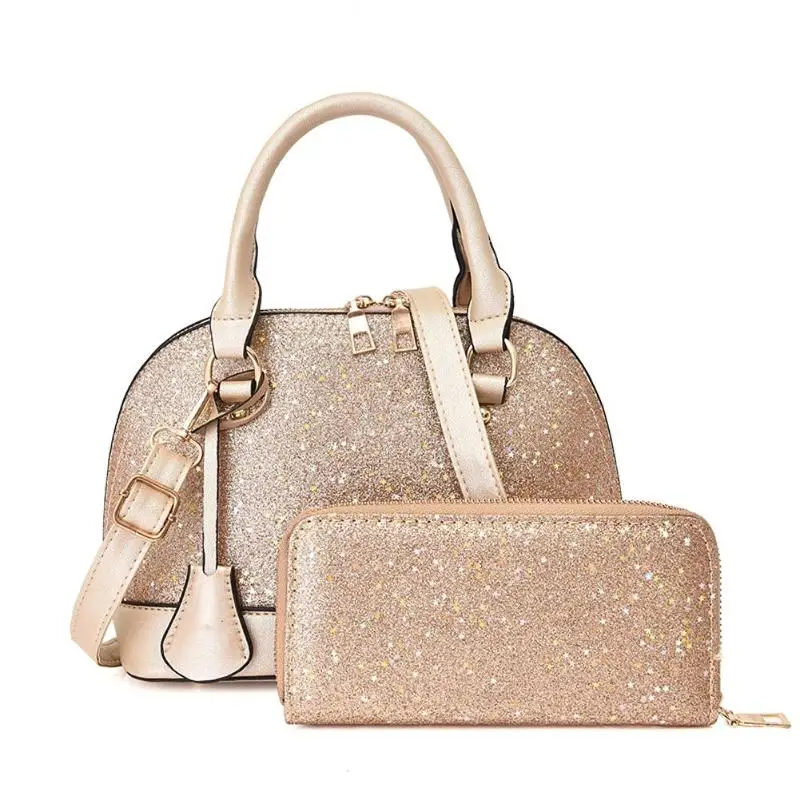 

New Fashion Luxury Women Handbag Sequins Shoulder Bags Clutch Zipper Wallet Lady Large Capacity Crossbody Hand Bag Sac A Main