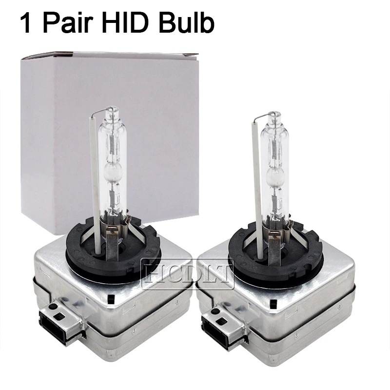 HCDLT 35W HID Xenon D1S D3S Bulbs Auto Car Light Headlamp Bulb With Metal Holder D1S 4300K 5000K Xenon D3S 6000K 8000K HID Bulb  (3)