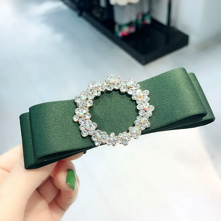 Корея ручной работы цветок кристалл аксессуары для волос для девочек жемчуг алмаз волосы банты ободок шпилька заколки для волос заколка