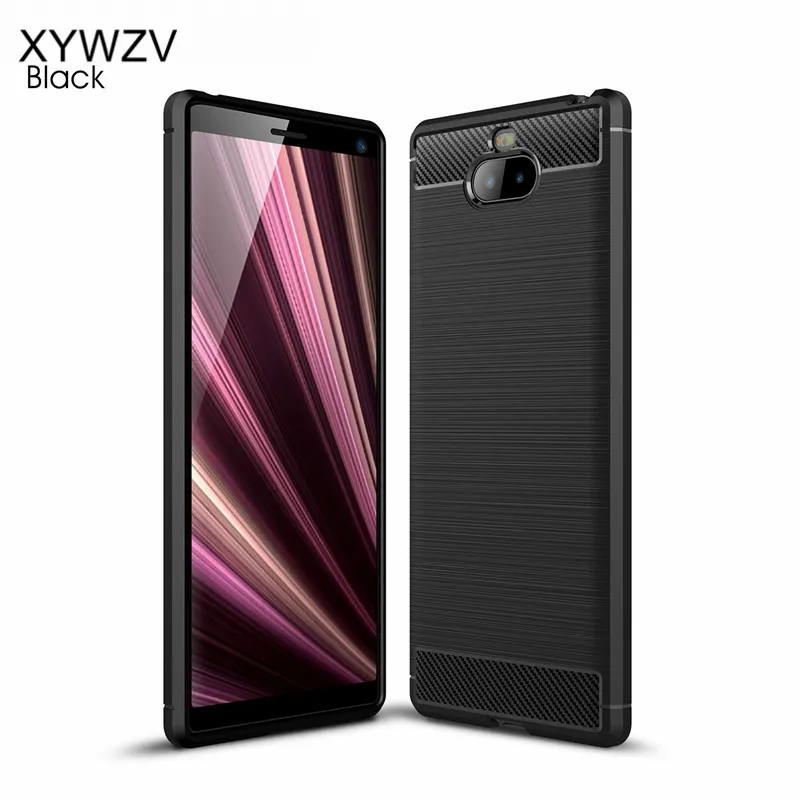 For Sony Xperia 10 Case Luxury Armor Rubber Soft Silicone Phone Cover 10/XA3 Fundas |