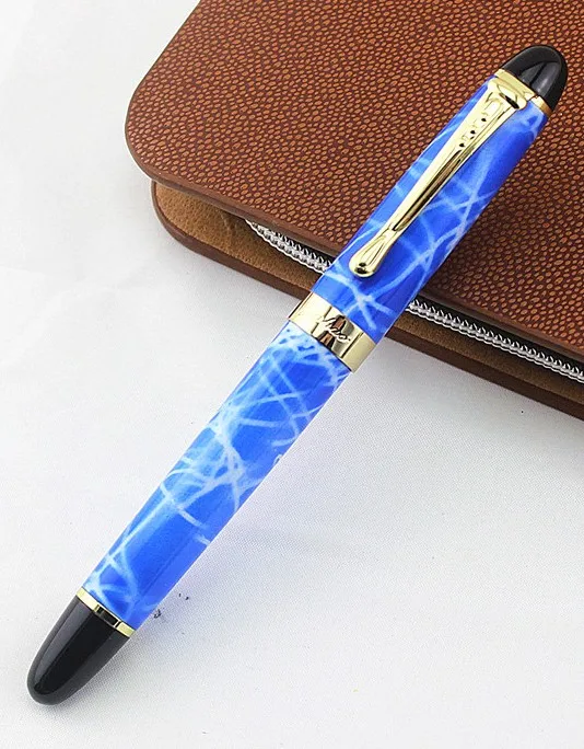 Jinhao X450 металлический круглый РОЛИК ручка без пенал Роскошные школьные канцелярские принадлежности Роскошный письменный милые ручки - Цвет: R