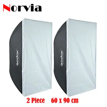 

2x Godox 24"x35" 60cm*90cm Speedlite Studio Strobe Flash Photo Reflective Softbox Diffuser Bowens Mount Photo Studio Flash Light