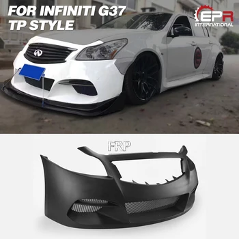 

Car Accessories For Infiniti G37 TP Style FRP Fiber Glass Wide Body Front Bumper Fiberglass Wider Front Cover Tuning Drift Kit
