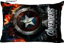 

New The Avengers Age Marvel Pillow Case Custom Wedding Pillowcase Cover Cases Gift Zippered Rectangle Pillow Case