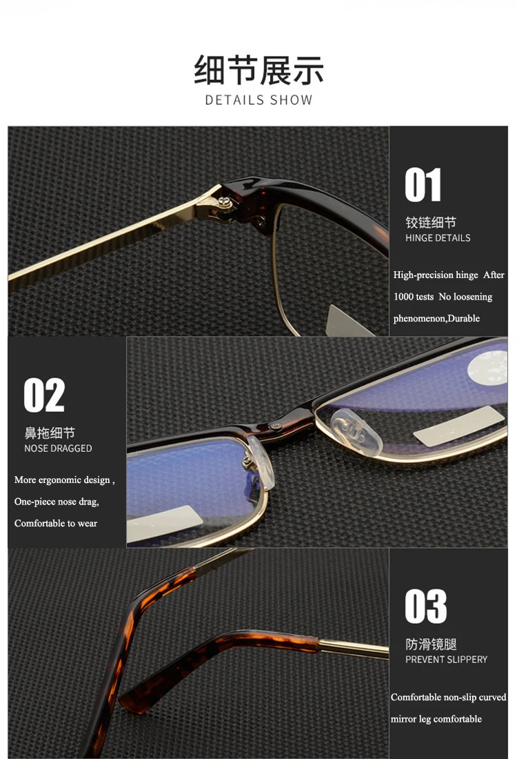 Новые очки для чтения UV400 Анти-Blu-ray радиационное стекло женские мужские модные очки+ 1,0 1,5 2,0 2,5 3,0 3,5 4,0