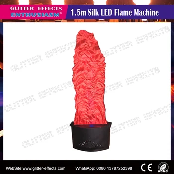 

1.5 meter artificial fake fire flame lighting for Stage Effect LED lamp silk big flame machine
