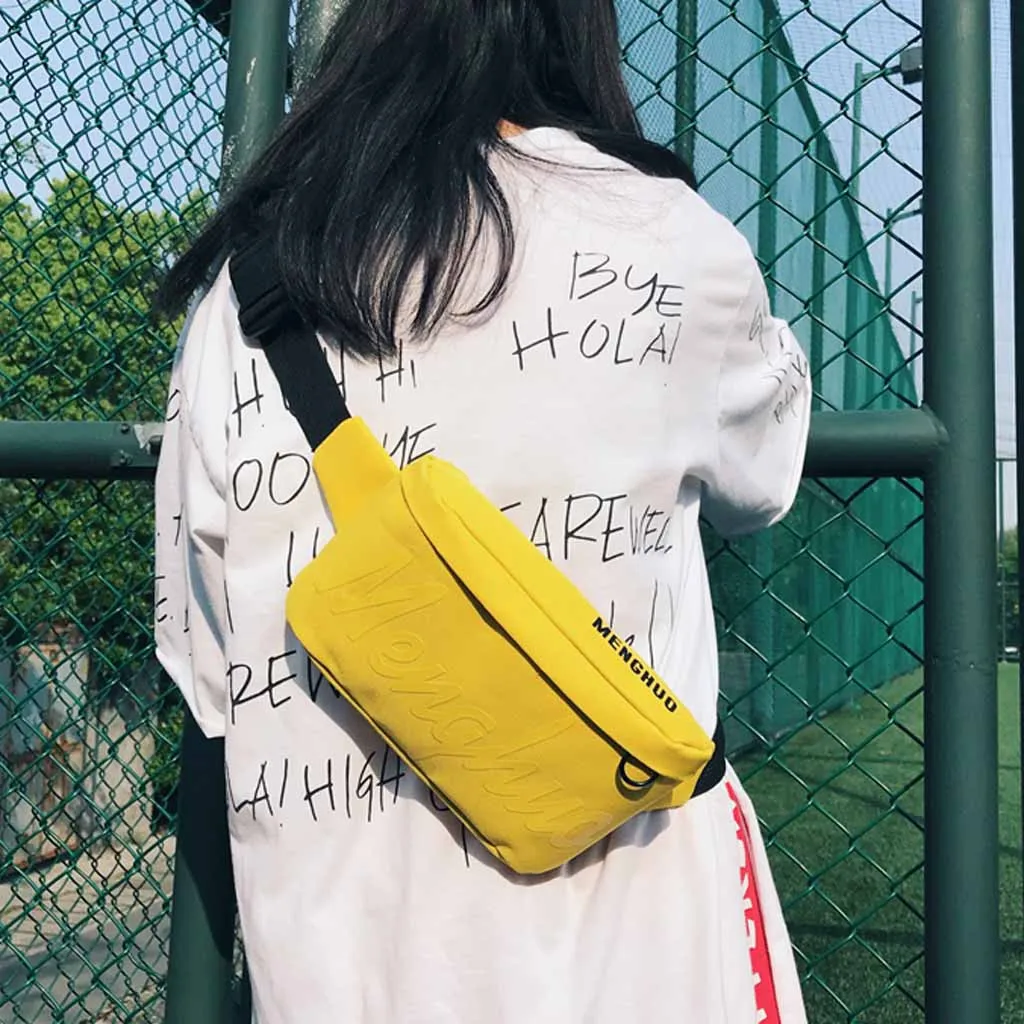 

Fashion fanny pack for women Casual Ladies Pockets waist Bag Fashion women's belt bag Unisex sac banana femme