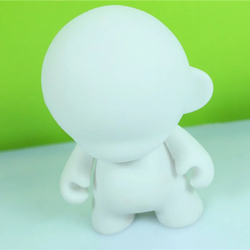 Горячая Распродажа Kidrobot Munny 4 дюймовая самодельная фигурка куклы белого цвета с