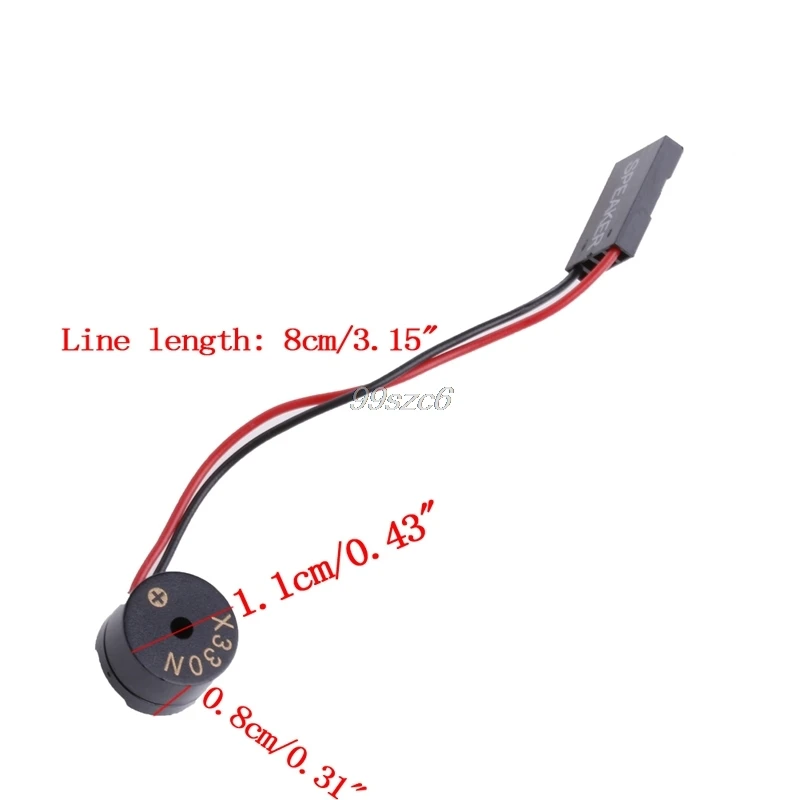 Горячая Распродажа Mini Plug Speaker для ПК компьютера материнской платы чехол звуковой