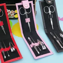 4 в 1 карманный Профессиональный размер маникюрный педикюрный набор для ухода за ногтями машинка для стрижки инструментов маникюрный набор инструментов для ногтей художественные инструменты