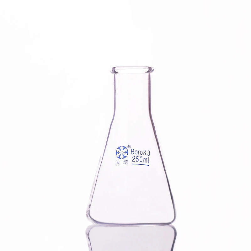 

Conical flask with narrow neck,Capacity 250ml,Erlenmeyer flask with normal mouth
