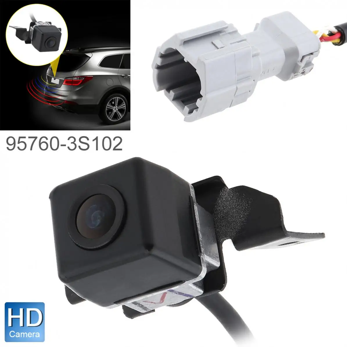 

Car Rear View Camera Auto Backup Parking Assist Camera OEM 957603S102 95760-3S102 596-00473 for 2011/12/13/14 Hyundai Sonata