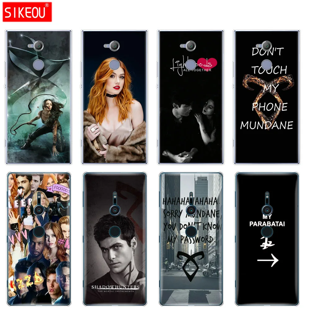 Силиконовый чехол для телефона sony xperia XA1 XA2 ULTRA PLUS L1 L2 XZ1 XZ2 compact XZ PREMIUM shadowhunters tv show |