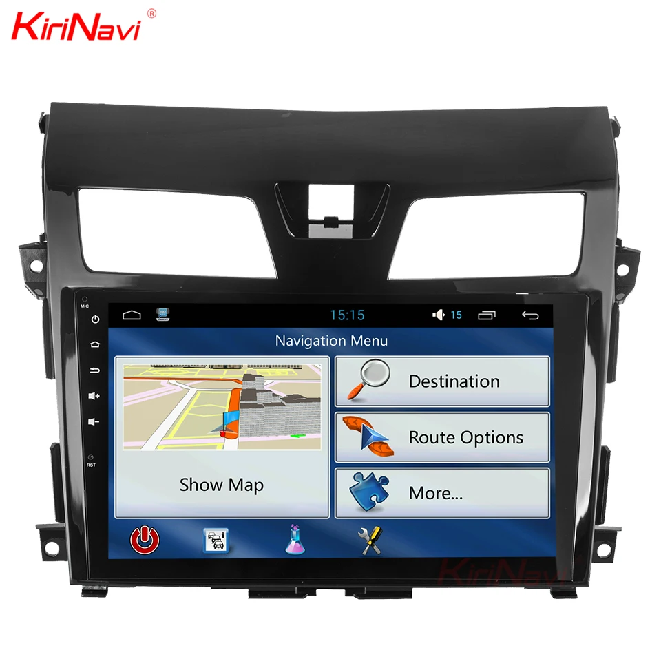 Flash Deal KiriNavi Octa Core Android 7.1 Car Audio For Nissan Altima Teana Car DVD Player Stereo Radio GPS Navigation Bluetooth WIFI BT 4G 5