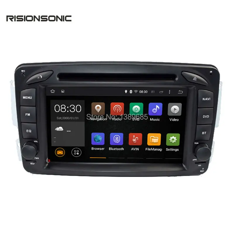 Android 6.0 Quad core Car DVD GPS Navigation headunit for Mercedes-Benz W209/203/168/M/ML/W163/639 with wifi navigation | Автомобили и