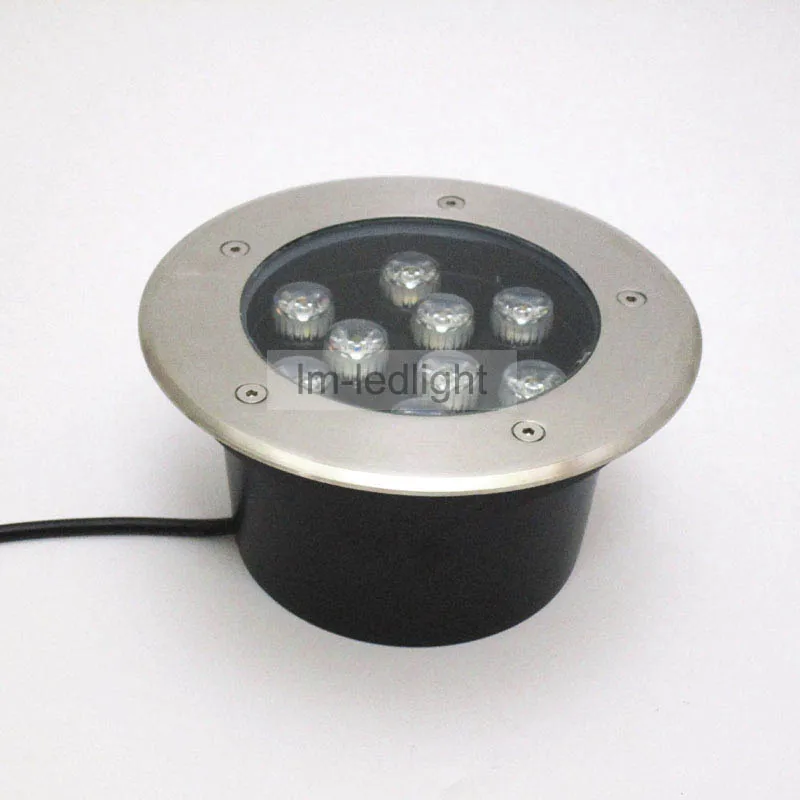 

inground led lighting 9w 85-265V IP67 waterproof floor lamp warm / netural /pure white yellow blue pink garden spot light