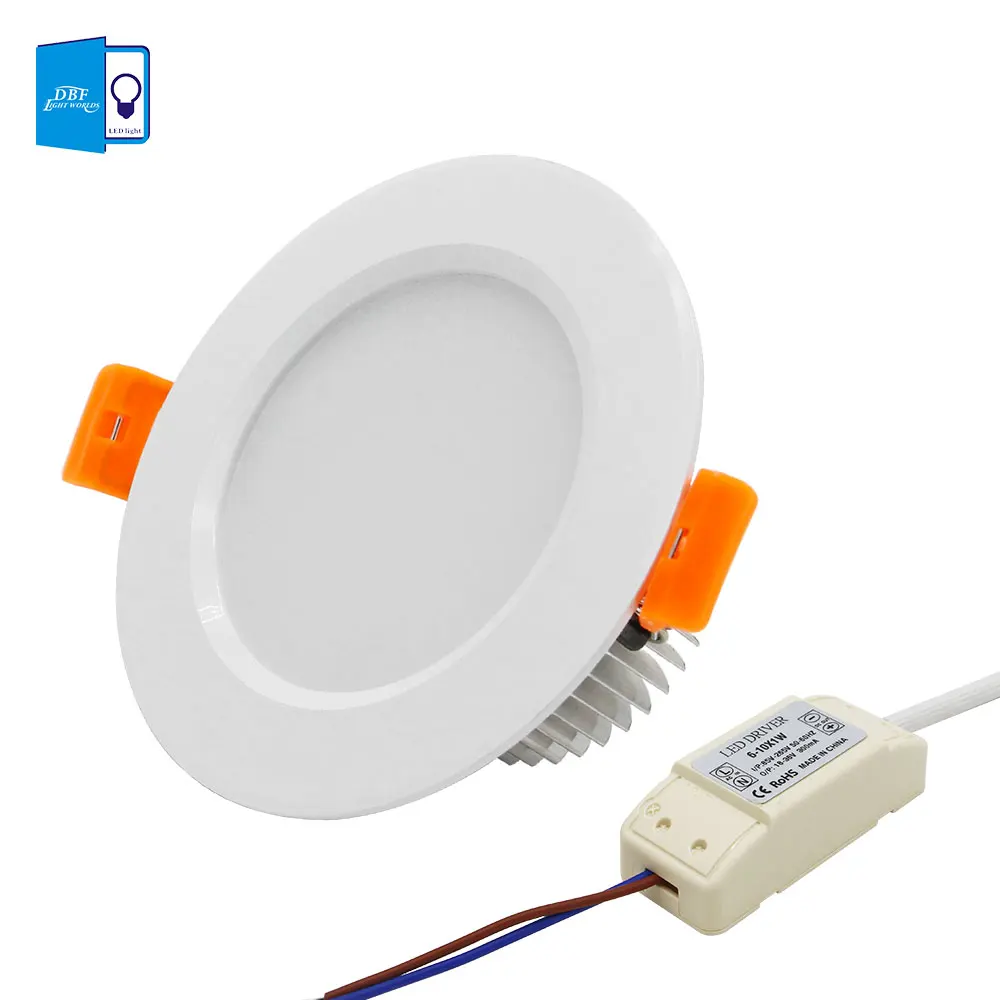 

[DBF]New White LED Recessed Downlight Not Dimmable 5W 7W 10W 12W LED Ceiling Spot Lamp with AC110V 220V LED Driver Home Decor
