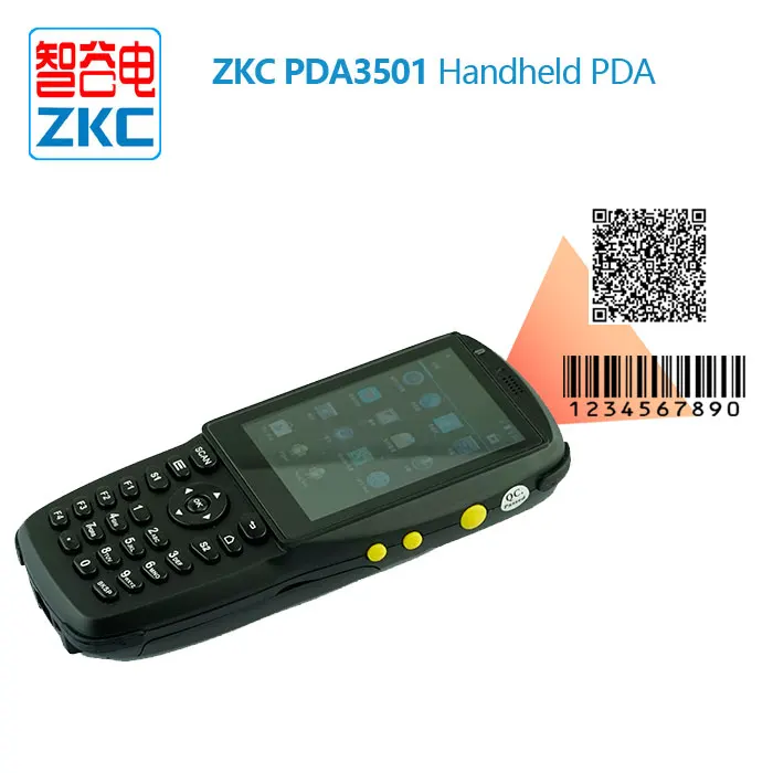 Сканер штрих-кода ZKC PDA3501 Android sim-карта с RFID-считывателем 3G Wi-Fi bluetooth NFC | Компьютеры и