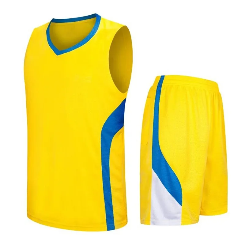 High Quality Throwback Basketball Jersey Set Breathable Custom blank