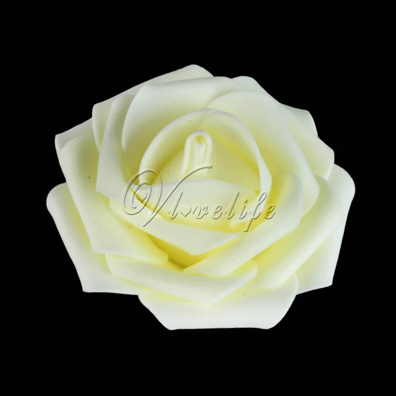 

100PCS Mini 7cm Artificial Flower Heads PE Foam Rose Heads Wedding Home Decor DIY Gifts Scrapbooking Wreaths