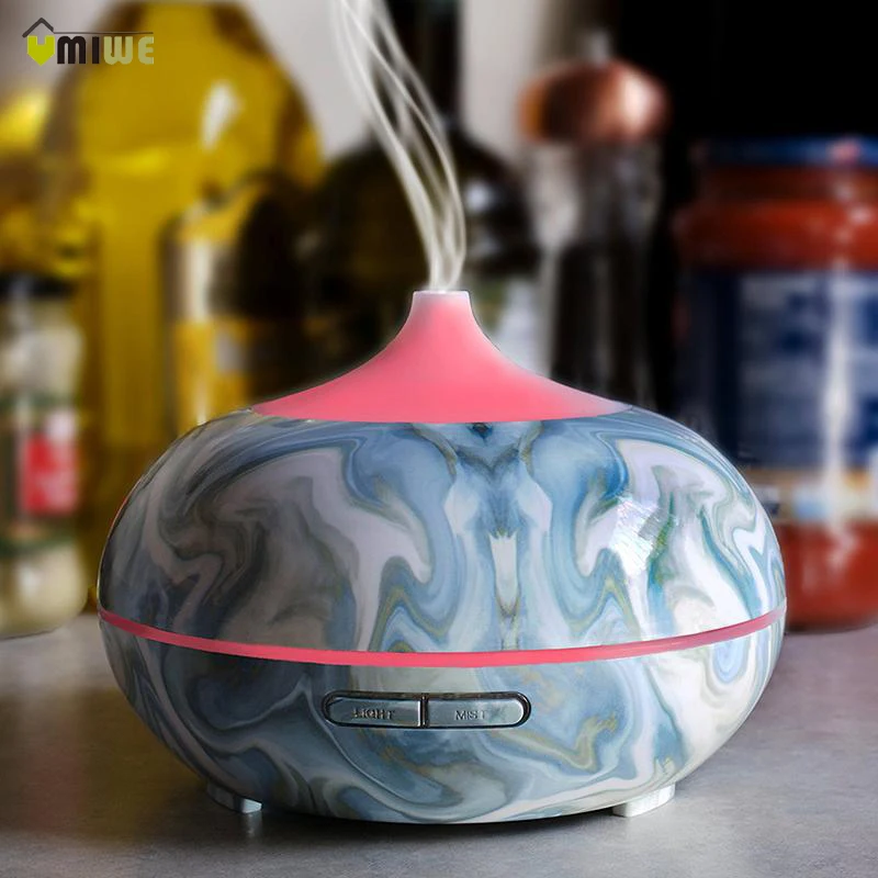 

300ML Unique Water Ripple Ultrasonic Essential Oil Aromatherapy Diffuser Cool Mist Humidifier For Office Home Bedroom