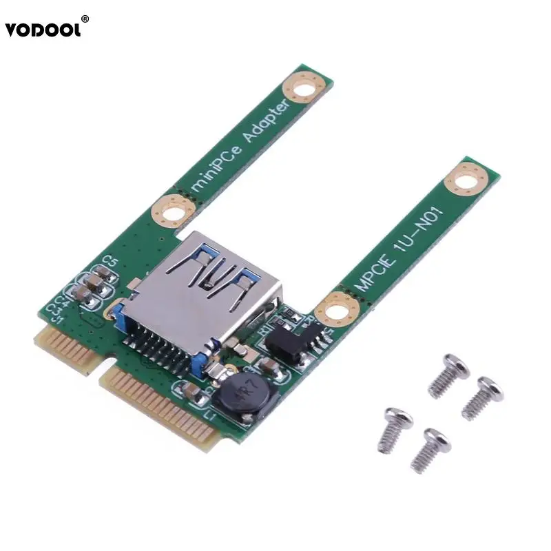 VODOOL ноутбук Mini PCI E к USB 2 0 адаптер Расширительная карта Express слот интерфейс
