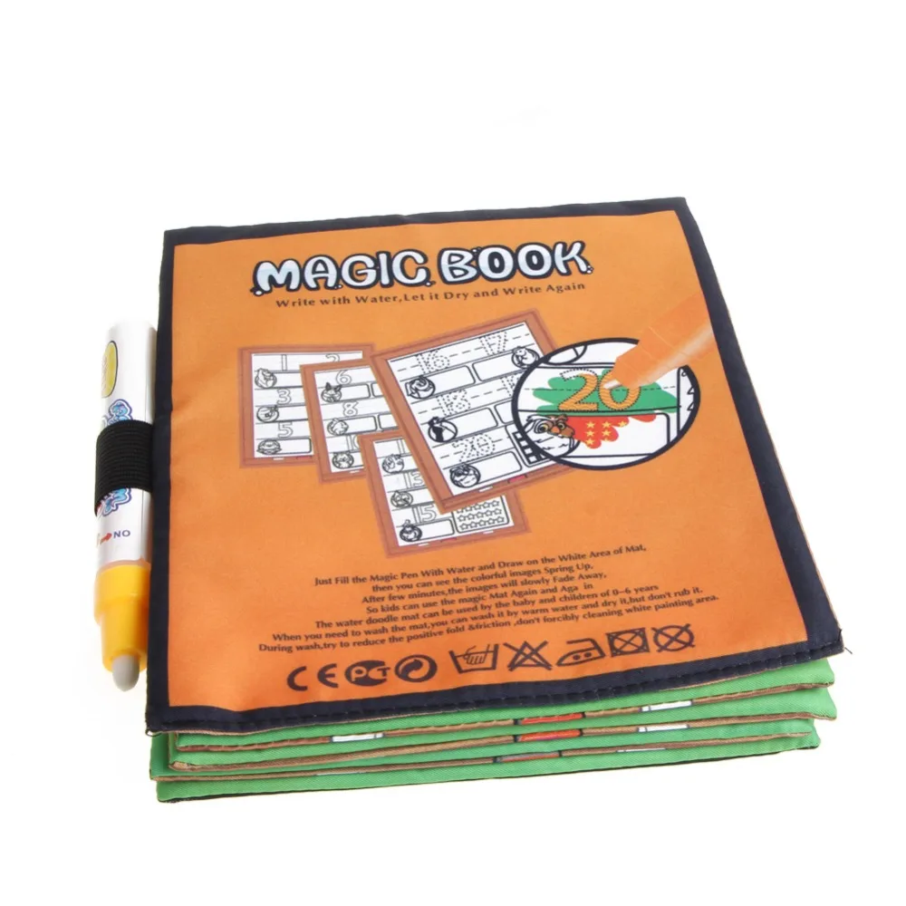 new kids magic paint book with water drawing pen coloring book water painting board toy - Kids Paint Book new kids magic paint book with water drawing pen coloring book water painting board toy - Kids Paint Book
