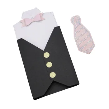 

Clothing Metal Cutting Dies And Stamps For DIY Scrapbooking Card Making Album Stencil Embossing Craft Foldable Envelope Dies