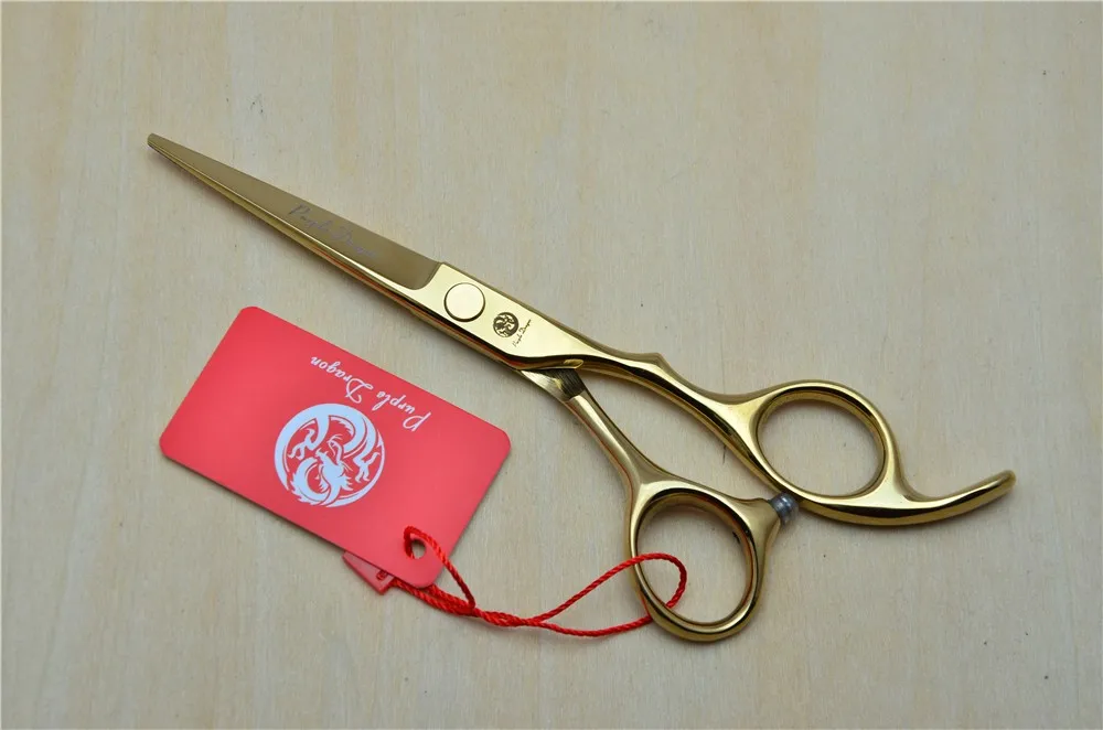1005Z 5,5 ''16 см фиолетовый дракон золотой пестрый парикмахерские ножницы для стрижки профессиональные ножницы для волос